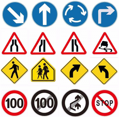 American standard traffic road signs (2)
