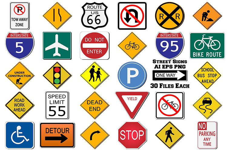 Professional custom steel safety signs