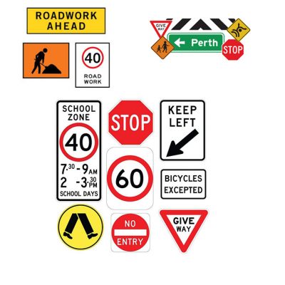 Reflective road safety guide signs (1)