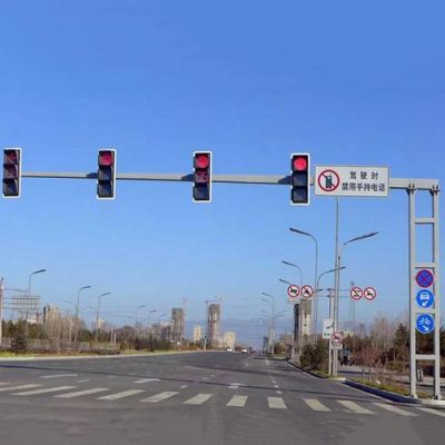 Steel pipe upright road sign post (6)