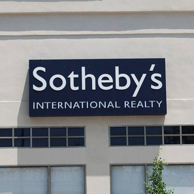 Trendy design black square signboard (3)