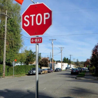 aluminum stop signs for traffic