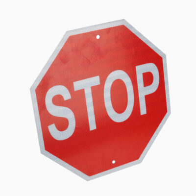 aluminum stop signs for traffic