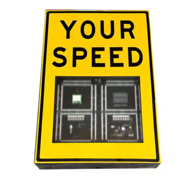 aluminum radar speed limit traffic sign