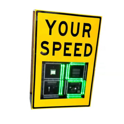 aluminum radar speed limit traffic sign