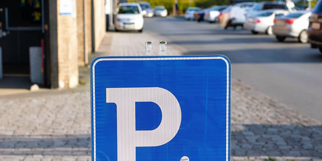 Aluminum Motorcycle Parking Sign