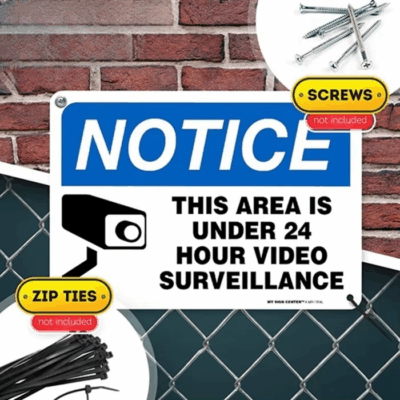 Metal Road Safety Parking Sign