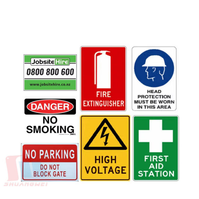 Custom NO SMOKING Aluminum Road Sign for Safety Awareness (5) Aluminum Road Safety Sign Board