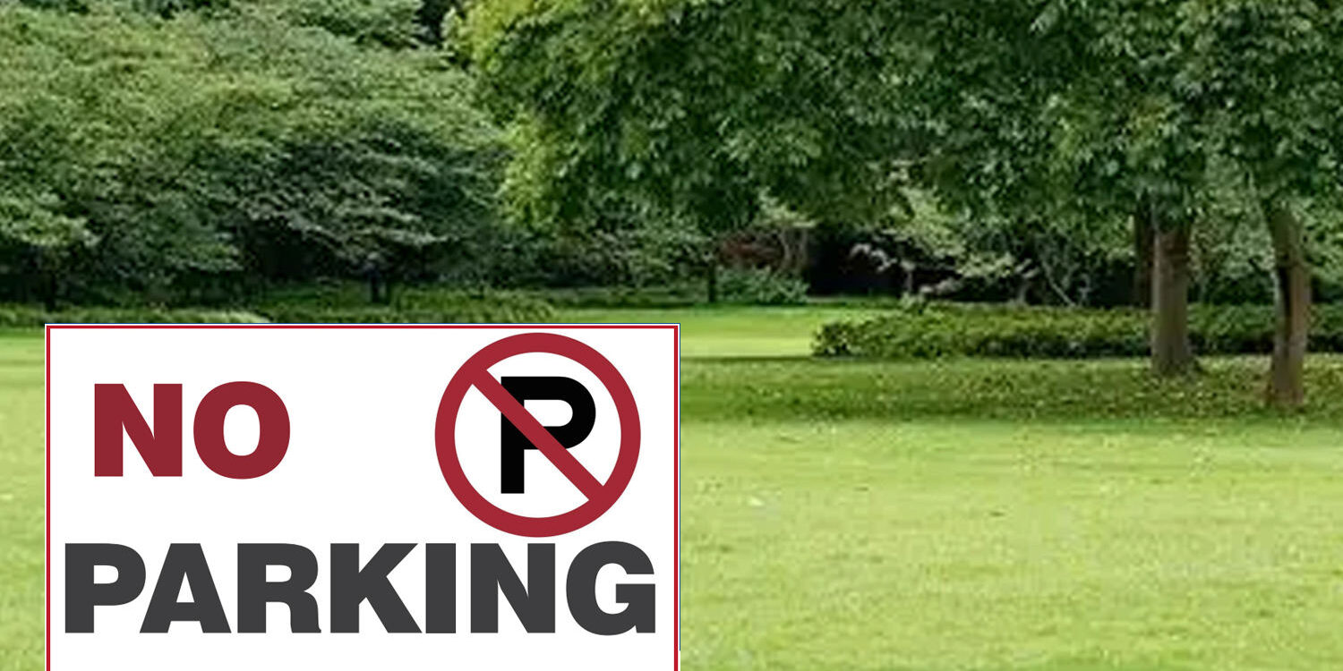 Street Name Parking Yard Sign