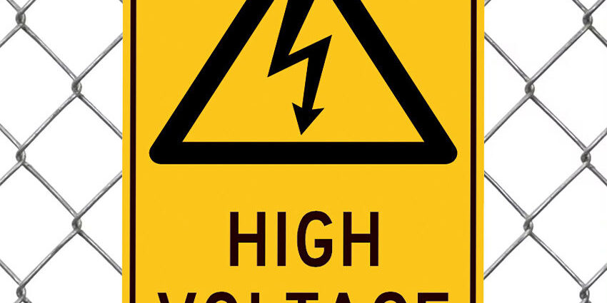 Custom Printing PVC Road Warning Safety Metal Sign Manufacturer (6) Metal High Voltage Road Warning Sign