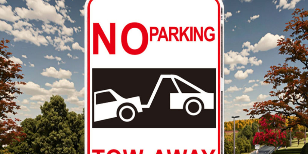 Custom Reflective No Parking Road Safety Sign Boards for Outdoor Security (1) reflective no parking road safety sign