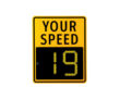 safety speed limit yard sign board