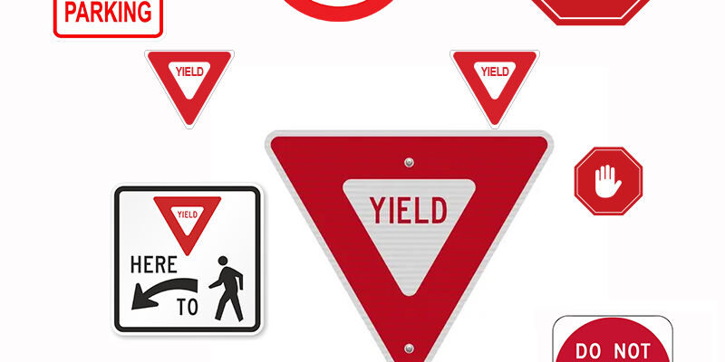 Do Not Enter Roadway Safety Signs