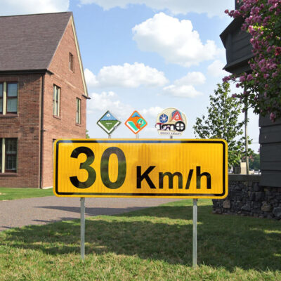 Speed Limit Aluminum Road Warning Signs