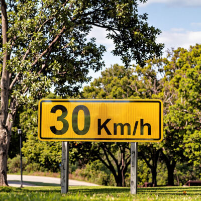 Speed Limit Aluminum Road Warning Signs