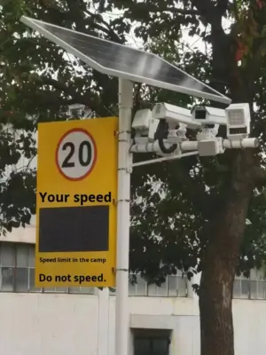 Customized Solar Radar Speed Detector