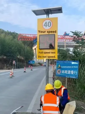 Customized Solar Radar Speed Detector