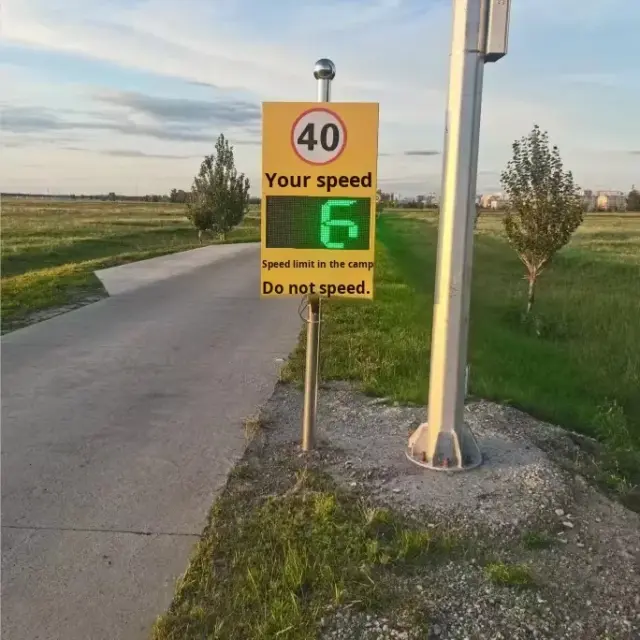 Customized Solar Radar Speed Detector