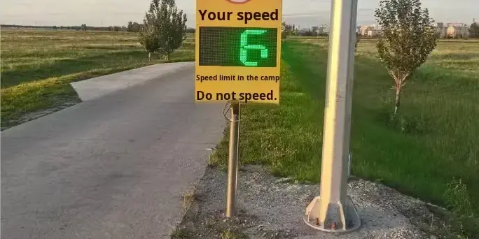 Customized Solar Radar Speed Detector for Traffic Safety (6) Customized Solar Radar Speed Detector