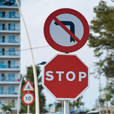 Factory direct reflective no parking signs