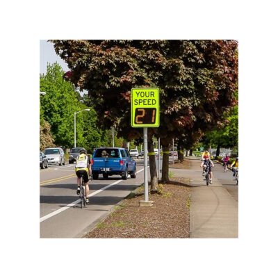 Radar Speed Limit Display Traffic Sign