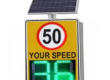 Radar Speed Limit Display Traffic Sign