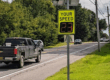 Radar Speed Limit Display Traffic Sign