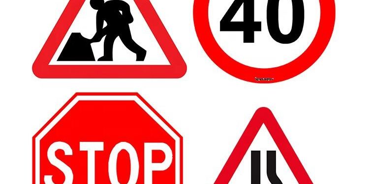 Highway Road Safety Sign Panel