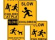 Traffic Direction Sign Board with Arrow