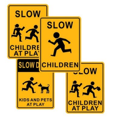 Traffic Direction Sign Board with Arrow