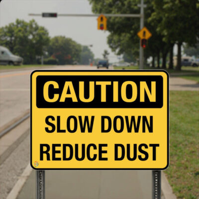 Reflective Speed Warning Road Signs