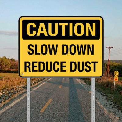 Reflective Speed Warning Road Signs