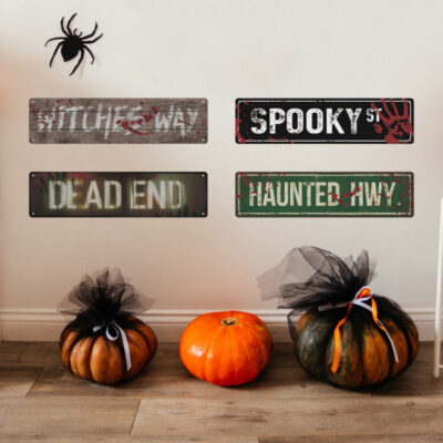 Halloween street sign manufacture