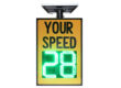 Alt: High quality LED solar radar speed limit