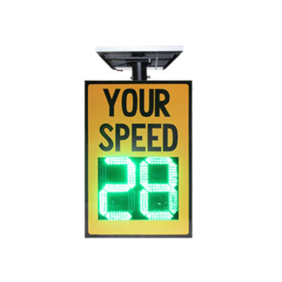 Alt: High quality LED solar radar speed limit