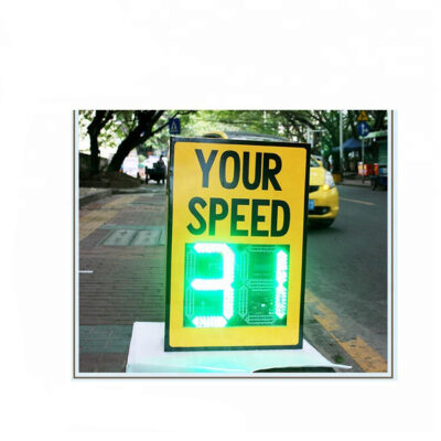 Alt: High quality LED solar radar speed limit