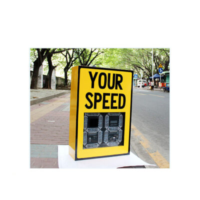 Alt: High quality LED solar radar speed limit