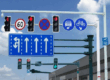 Reflective Metal Traffic Warning Sign