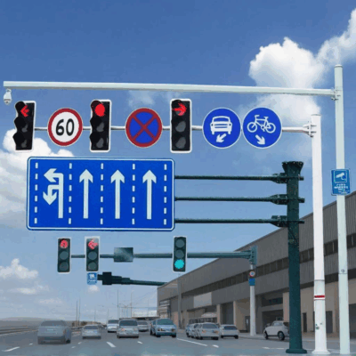 Reflective Metal Traffic Warning Sign
