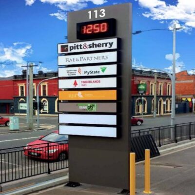 Factory direct outdoor pylon signs