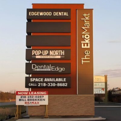 Factory direct outdoor pylon signs