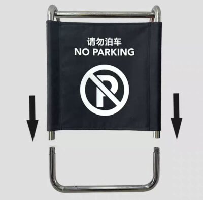 Folding Parking Floor Advertising Sign