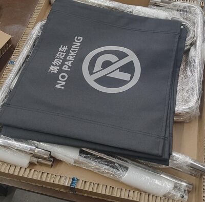 Folding Parking Floor Advertising Sign