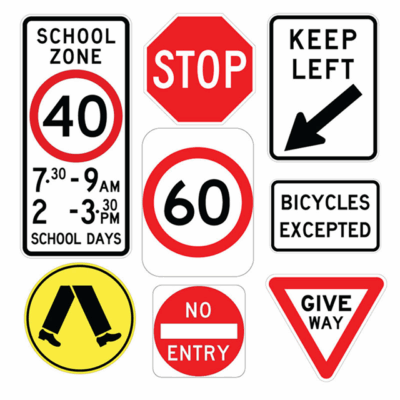 Bulk Outdoor Reflective Traffic Sign