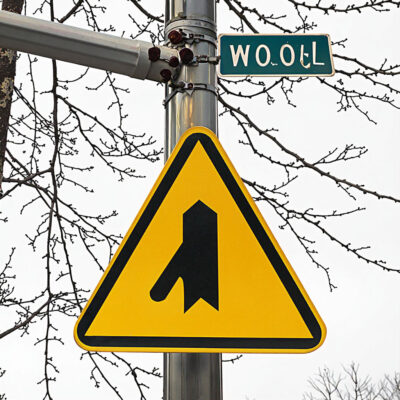 Folding Reflective Triangle Traffic Sign