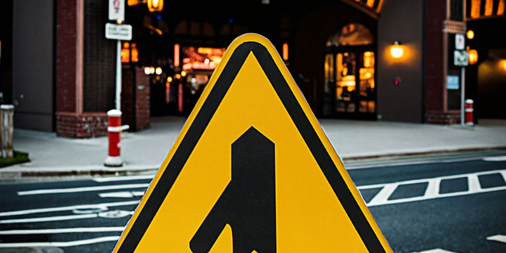 Personalized Folding Reflective Triangle Street Traffic Signs (2) Folding Reflective Triangle Traffic Sign