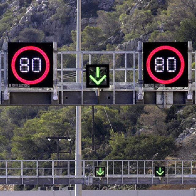 Radar-Based LED Variable Message Speed Limit Display Boards for Highway (6) speed limit sign highway traffic control
