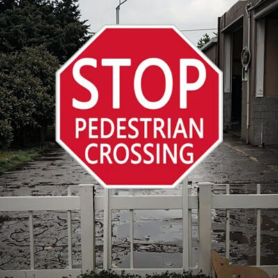 Parking Stop Sign for Road Safety