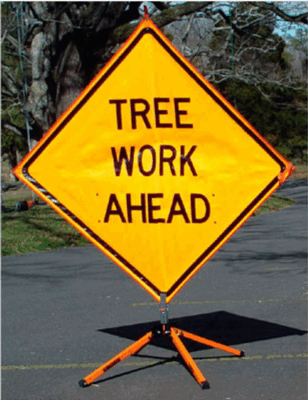 roll up construction signs
