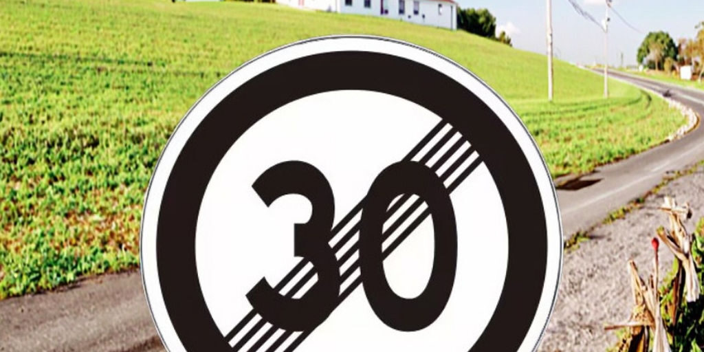 Traffic Guidance and Speed Limit Signs